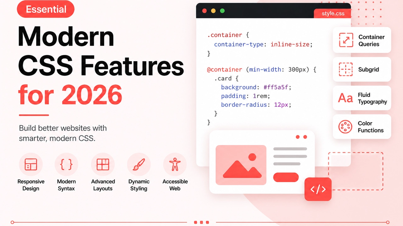 CSS та HTML у 2026: вебплатформа стає потужнішою